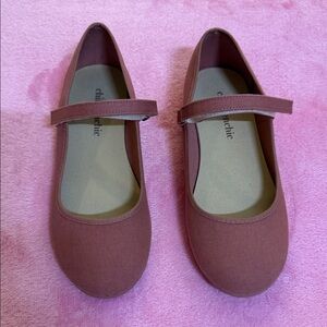 Mauve girls Mary Jane dress shoes